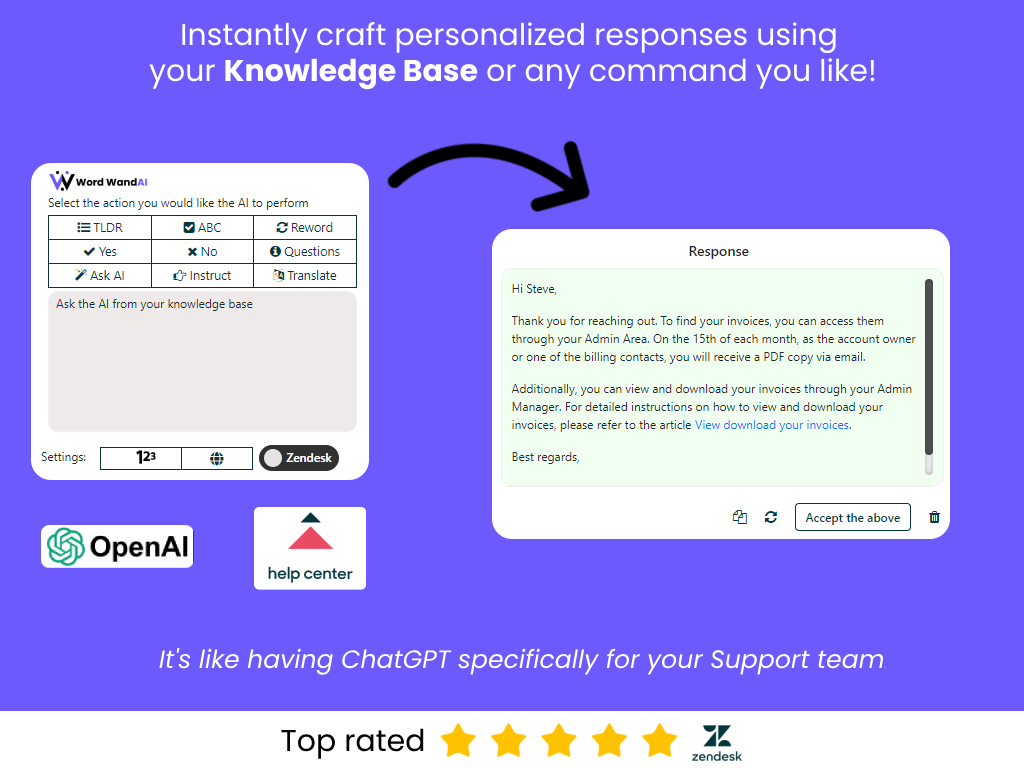 ChatGPT Word WandAI screenshot 1